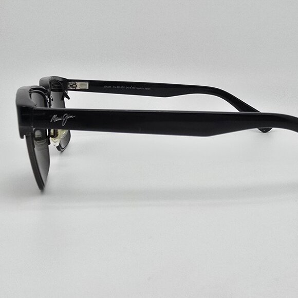 Maui Jim MJ-257-17C Kawika Black Frame Polarized Gray Gradient Lens Sunglasses - Picture 3 of 16